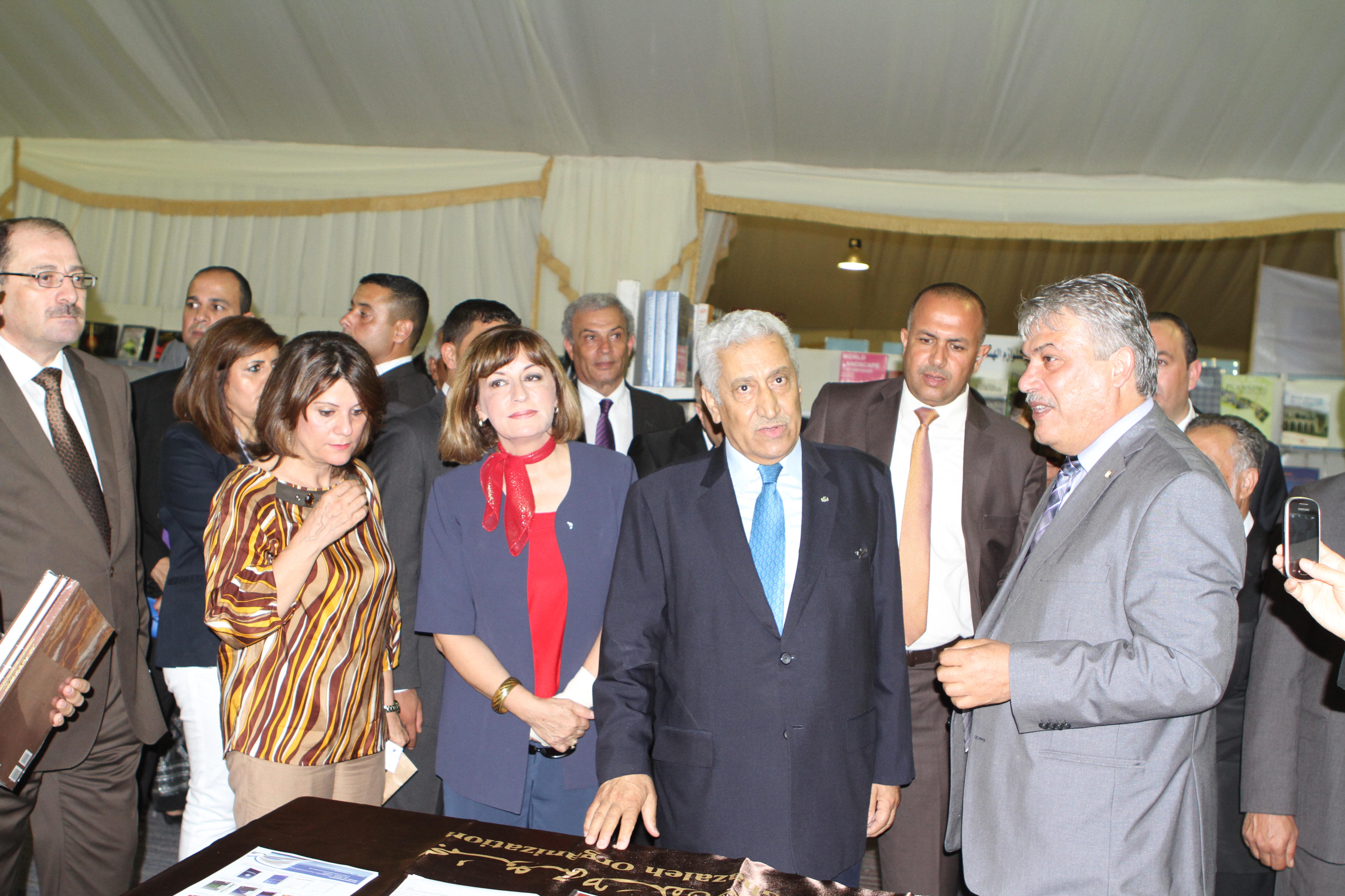 HE the Prime Minister Abdullah Nsoor during his visit to ...