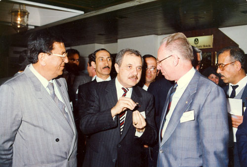 Discussion with participants at the Second Arab ...