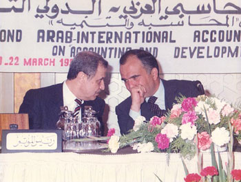 Mr. Talal Abu-Ghazaleh with HRH Prince Hassan Bin Talal at ...