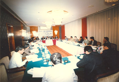 Attendees at the training course for TAGI employees, ...