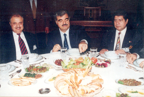 Chairman Talal Abu-Ghazaleh and the Lebanese Prime Minister