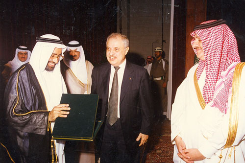 Mr. Talal Abu-Ghazaleh is awarded 