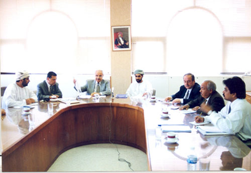 Meeting with Omani officials
