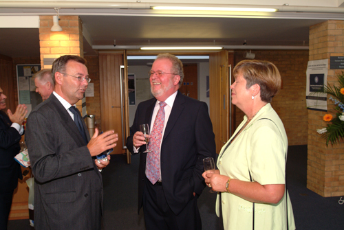 Distinguished guests at the ASCA reception, Cambridge, ...
