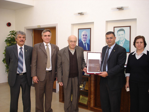 وفد من مجموعة طلال أابوغزاله يزور جامعة الاميرة سمية– عمان 4/12/2008
