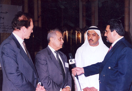 Interview with Abu Dhabi Satellite channel during a ...