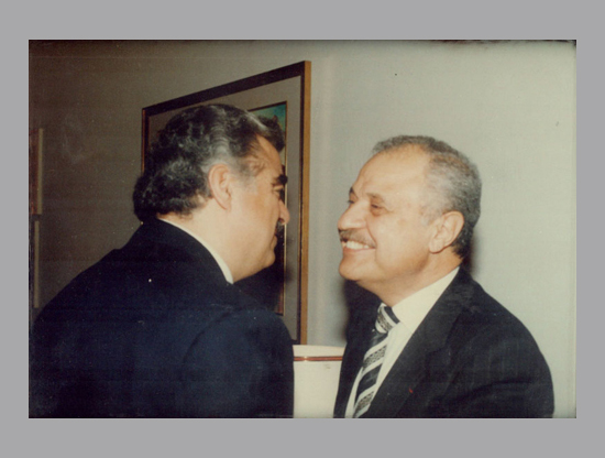 Prime Minister Rafiq Alhariri of Lebanon and Chairman ...