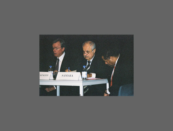 Mr. Talal Abu-Ghazaleh, Dr. Richard McCormick