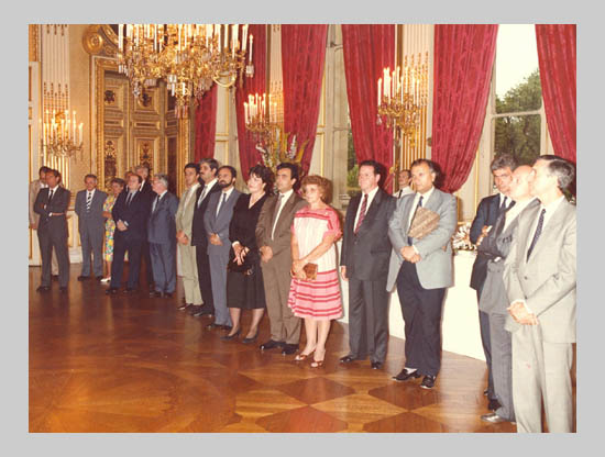 Invitees at the ceremony honoring Mr. Abu-Ghazaleh, Elysee ...