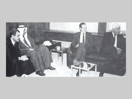 Mr. Talal Abu-Ghazaleh receives Mr. Eric 