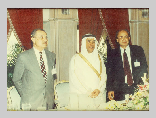 Chairman Abu-Ghazaleh and Mr. Habib Qasim, the Bahraini 